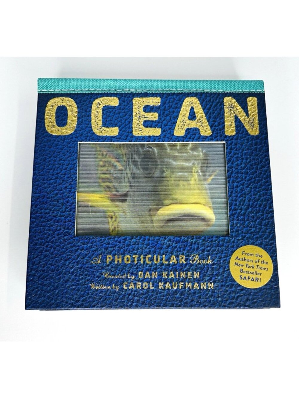 Ocean Photicular Book Moving Fish Sea Horse Octopus Shark Turtle Magical 2014